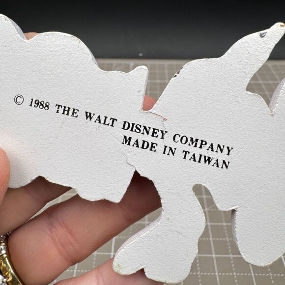 Vintage Disney Jiminy Cricket Wood Ornament 1988 - Picture 3 of 3